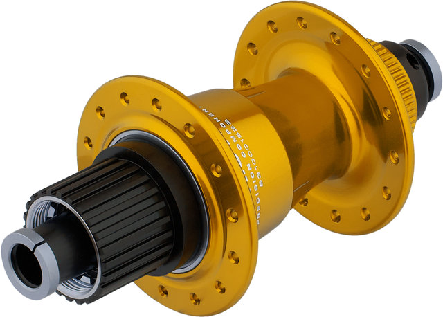 Chris King Moyeu Arrière Boost Disc Center Lock - gold/12 x 148 mm / 28 trous / Shimano Micro Spline