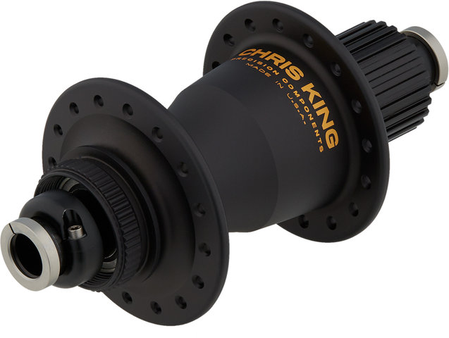 Chris King Boost Disc Center Lock HR-Nabe - two tone-black-gold/12 x 148 mm / 32 Loch / Shimano Micro Spline