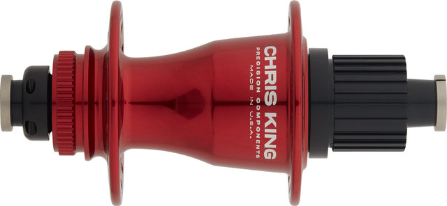 Chris King Moyeu Arrière Boost Disc Center Lock - red/12 x 148 mm / 32 trous / Shimano Micro Spline