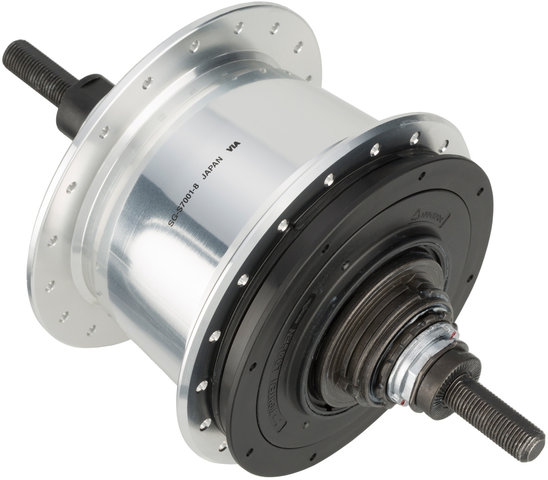 Shimano Moyeu à Vitesses Intégrées Alfine SG-S7001-8 Disc Center Lock - argenté/36 trous