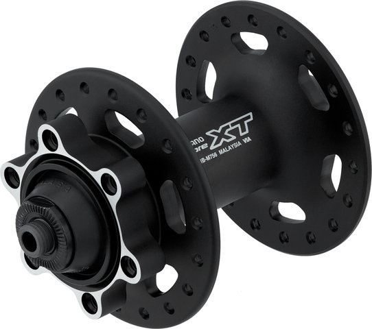 Shimano Moyeu Avant XT HB-M756 Disc 6 trous pour Axe à Serrage Rapide - noir/36 trous