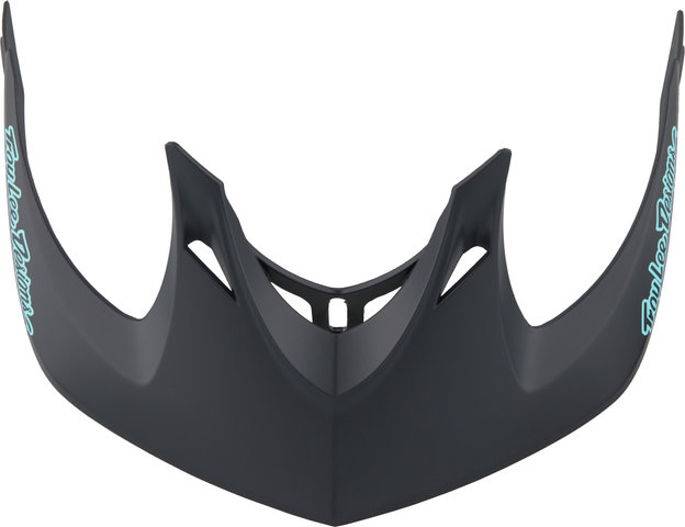 Troy Lee Designs Ersatzvisier für A1 Helme - drone dark gray-aqua/universal