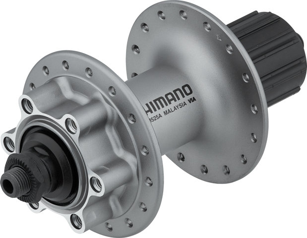 Shimano Buje RT FH-M525A Disc 6-Agujeros para eje de liberación rápida - plata/32 agujeros