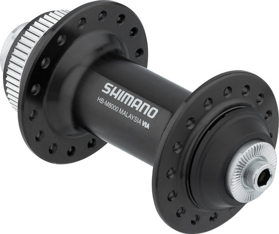 Shimano Moyeu Avant XT HB-M8000 Disc Center Lock pour Serrage Rapide - noir/32 trous