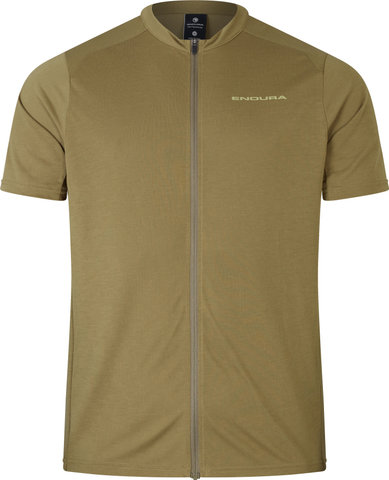 Endura Loop S/S Zipped Trikot - tweed green/M