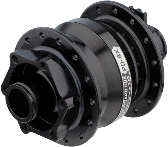 Nabendynamo PD-8X QR15 Disc 6-Loch - schwarz/28 Loch