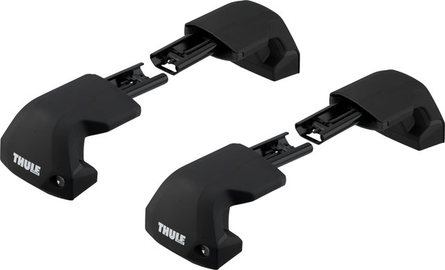 Thule Set de 4 Pieds pour Porte-Vélo de Toit Fixpoint Edge - black/universal