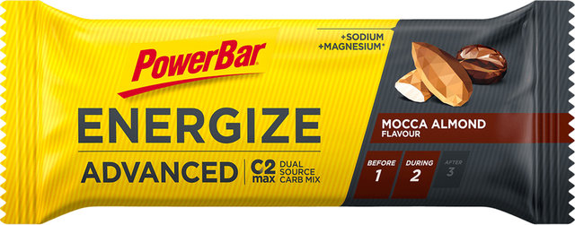Powerbar Barres Energize Advanced - 1 pièce - mocca-almond/55 g