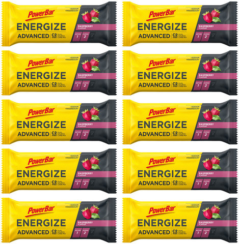 Barres Energize Advanced - 10 pièces - raspberry/550 g