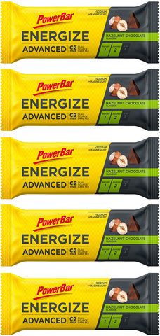 Barres Energize Advanced - 5 pièces - hazelnut-chocolate/275 g