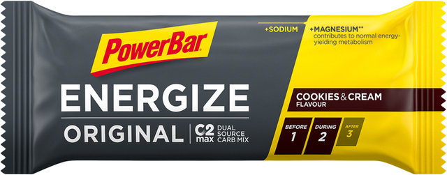 Powerbar Energize Original Energieriegel - 1 Stück - cookies & cream/55 g