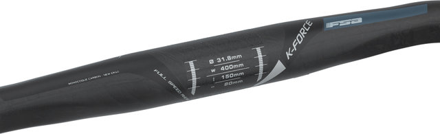 FSA Guidon en Carbone K-Force New Ergo 31.8 - UD Carbon-black/40 cm