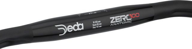 DEDA Zero100 Anatomic Handlebars - black-matte/42 cm