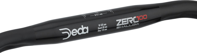 Zero100 Shallow Handlebars - black-matte/42 cm