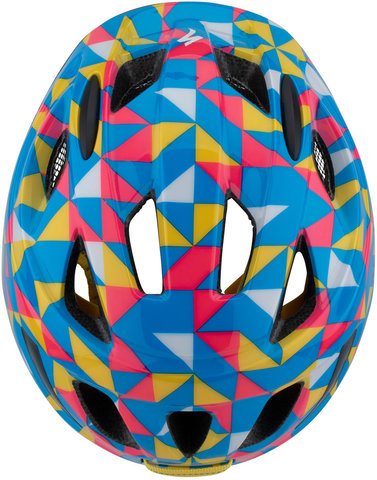 Mio MIPS Kids Helm - pro blue-golden yellow geo/46 - 51 cm