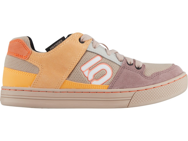 Chaussures VTT pour Dames Freerider Modèle 2023 - wonder taupe-ftwr white-acid orange/39 1/3