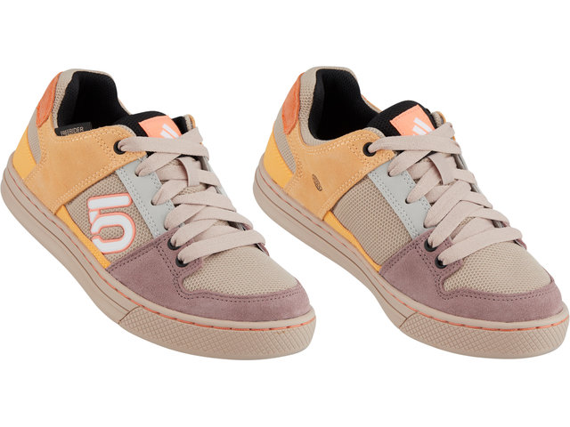 Chaussures VTT pour Dames Freerider Modèle 2023 - wonder taupe-ftwr white-acid orange/39 1/3