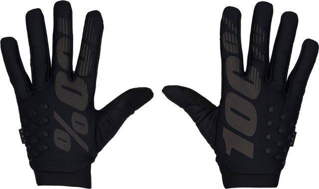 100% Brisker Full Finger Gloves - 2023 Model - black/M