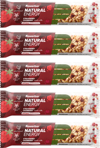 Natural Energy Cereal Bar - 5 Bar - strawberry & cranberry/200 g