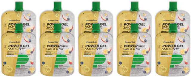 Powerbar PowerGel Smoothie - 10 unidad - banana blueberry/900 g