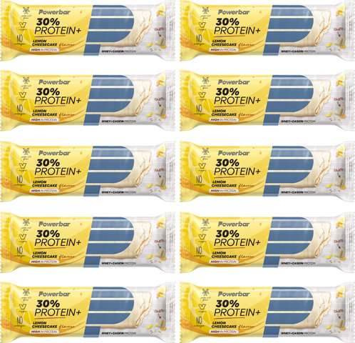 Powerbar Protein Plus 30 % Proteinriegel - 10 Stück - lemon cheesecake/550 g