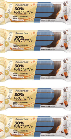 Barre Protein Plus 30 % - 5 pièces - vanilla-caramel-crisp/275 g