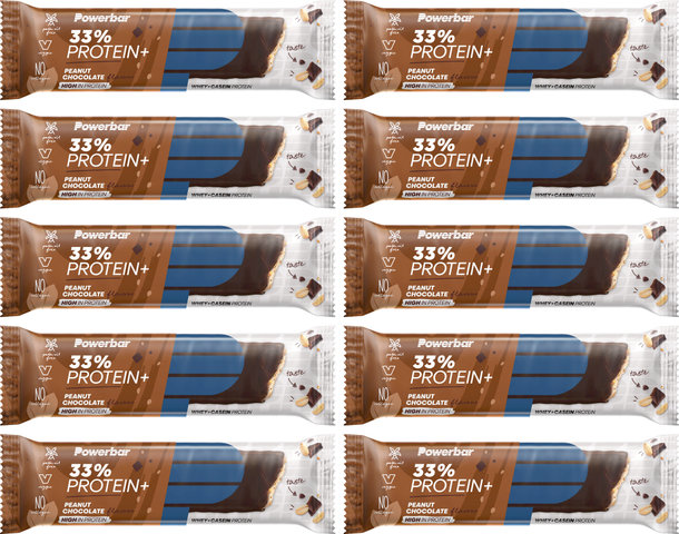 Protein Plus Bar 33 % Riegel - 10 Stück - chocolate peanut/900 g
