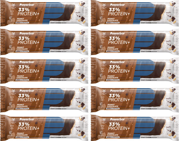 Barre Protein Plus Bar 33 % - 10 pièces - chocolate peanut/900 g