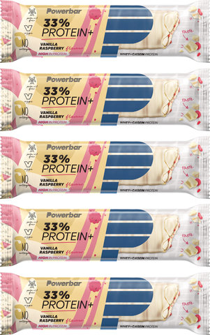 Powerbar Protein Plus Bar 33 % Riegel - 5 Stück - vanilla-raspberry/450 g