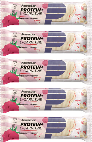 Powerbar Barre Protein Plus Bar L-Carnitin - 5 pièces - raspberry-yogurt/175 g