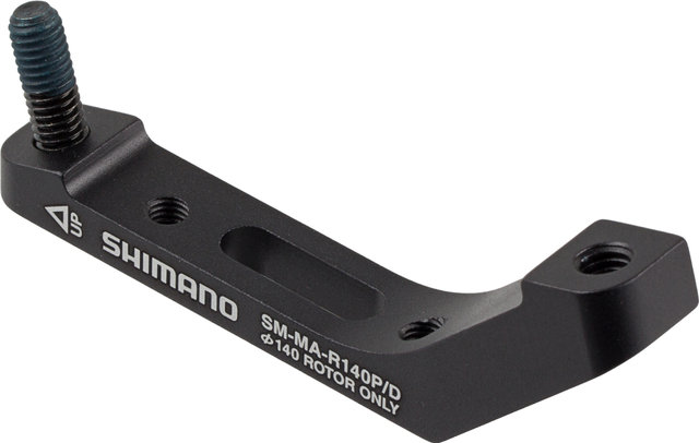 Shimano Adaptador de frenos de disco para discos de 140 mm - negro/RT FM sobre PM