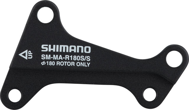 Shimano Adaptador de frenos de disco para discos de 180 mm - negro/RT IS sobre IS