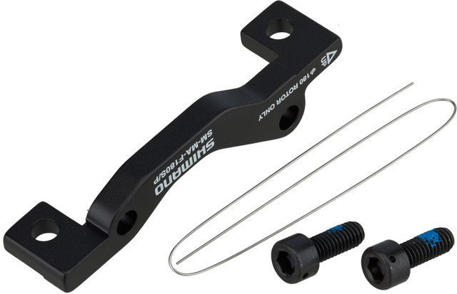 Disc Brake Adapter for 180 mm Rotors - black/front PM to IS