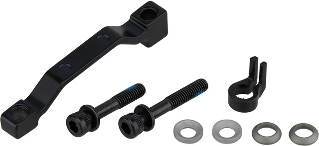 Shimano Adaptateur de Frein à Disque pour Disque de 180 mm - noir/PM 6" en PM +20 mm