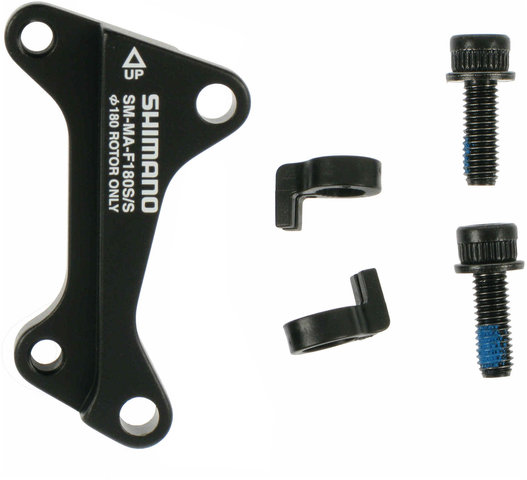 Disc Brake Adapter for 180 mm Rotors - black/front IS to IS