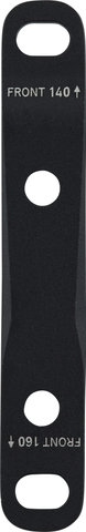 Adaptador de frenos de disco para discos de 160 mm - negro/RD FM sobre FM