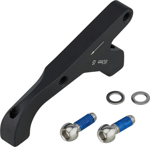 SRAM Adaptador de frenos de disco para discos de 200 mm - negro/RT IS auf PM