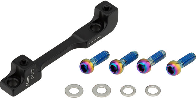 SRAM Scheibenbremsadapter für 200 mm Scheibe - black-rainbow/PM 6" auf PM