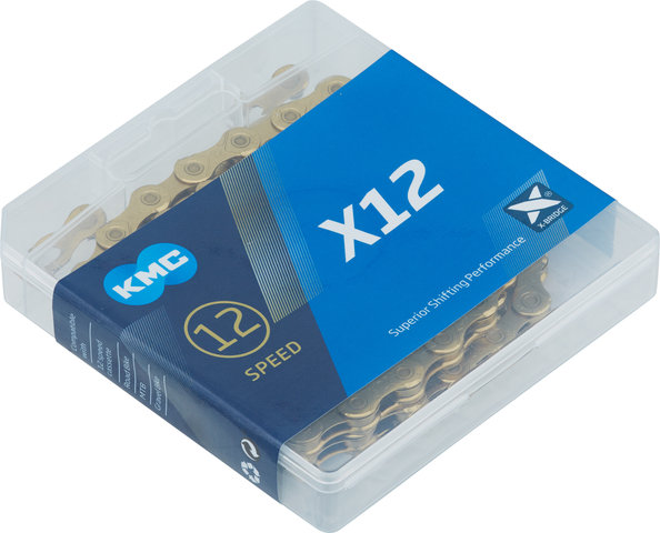 KMC X12 New Generation Kette 12-fach - titan nitrid gold/12 fach