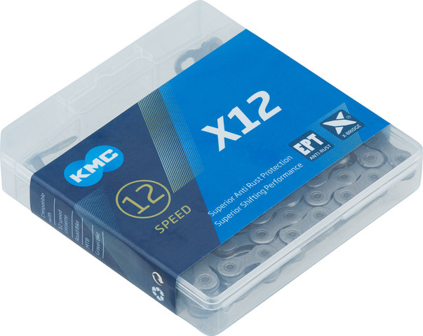 KMC Cadena X12 New Generation 12 velocidades - ept silver/12 velocidades