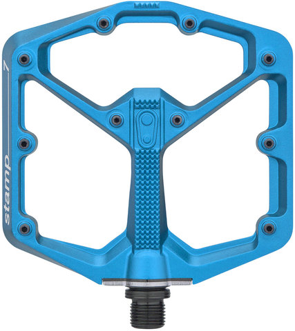 crankbrothers Stamp 7 Plattformpedale - electric blue/large