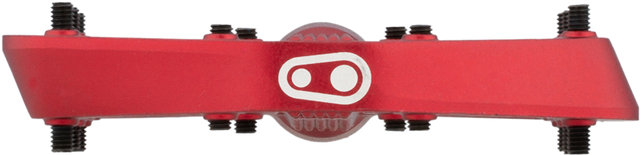 crankbrothers Pédales à Plateforme Stamp 7 - red/small