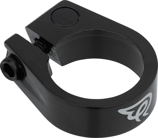 Sattelklemme 28,6 mm mit Logo - Werkstattverpackung - black/28,6 mm