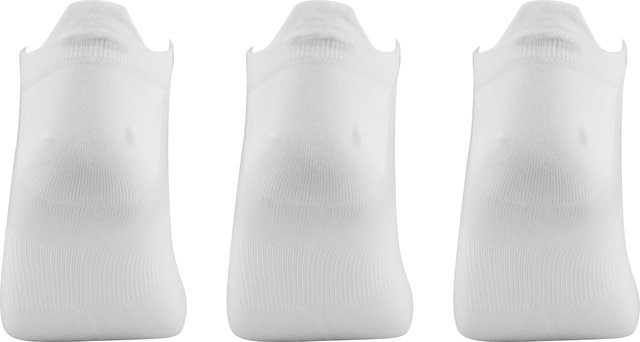 GripGrab Classic No Show Summer Socks 3-Pack - white/41-44