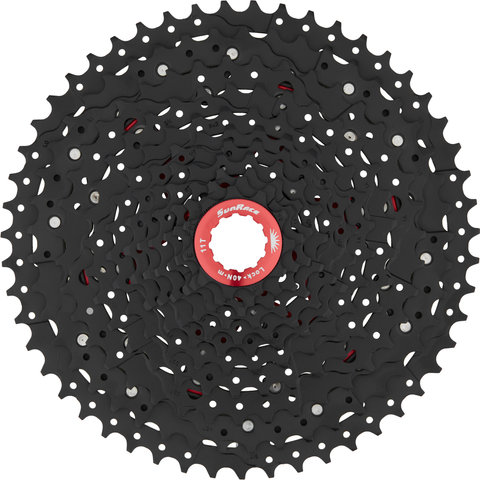 SunRace CSMX80 11-speed Cassette - black chrome/11-51