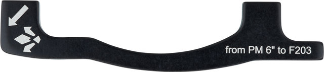 Adaptateur de Frein à Disque pour Disque de 203 mm - noir/PM 6" sur PM