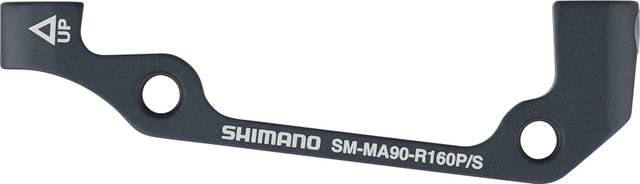 XTR, XT Disc Brake Adapter for 160 mm Rotors - black/rear IS to PM
