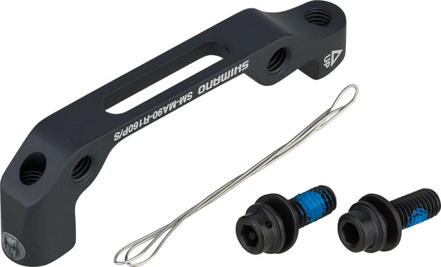 Shimano Adaptador de frenos de disco XTR, XT para disco de 160 mm - negro/RT IS auf PM