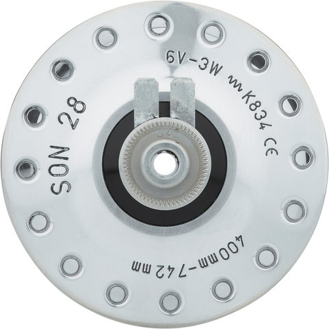 SON 28 Disc Center Lock Nabendynamo - poliert/32 Loch