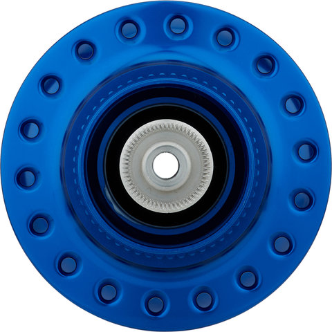 28 Centre Lock Disc Dynamo Hub - anodized blue/36 hole